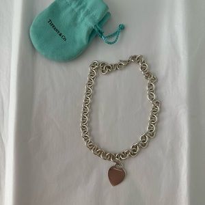 Tiffany heart tag bracelet